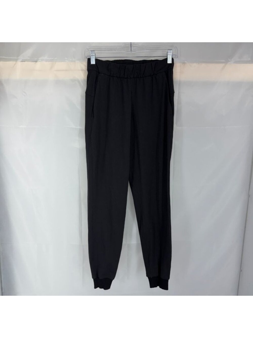 Lululemon Women 2 On the Fly Jogger Pant Black Athletic Activewear Performance